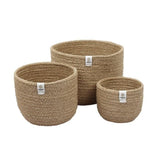 Respiin Jute Tall Basket Set