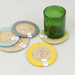 Respiin Woven Seagrass & Jute Coaster