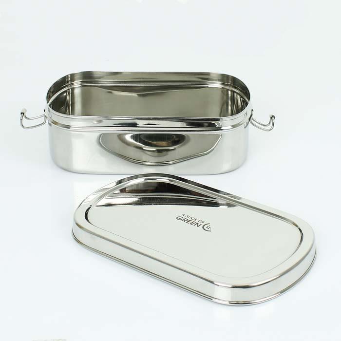 Surat A Slice Of Green Stainless Steel Lunch Box