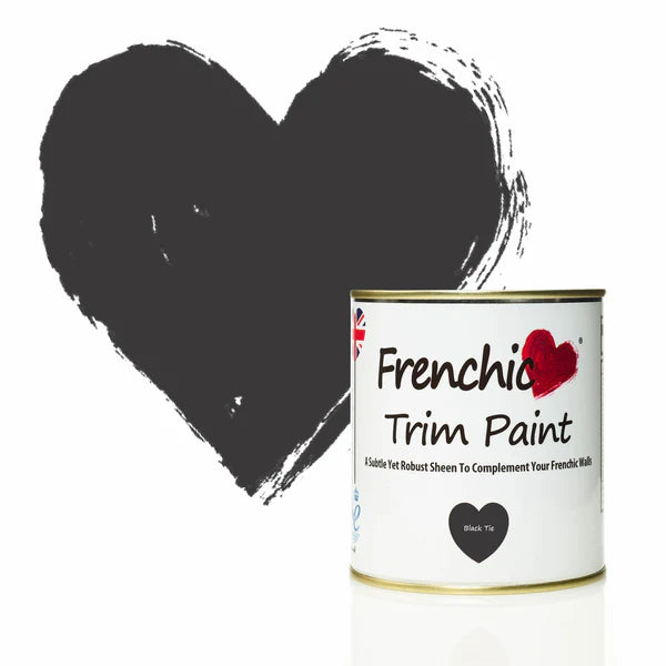 Frenchic Trim Paint - Black Tie 500ml
