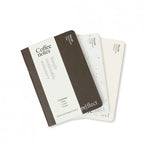 Set of 3 Stitched Notebooks - Piccolo (A6) - Café