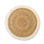 Respiin Round Seagrass & Jute Tablemat