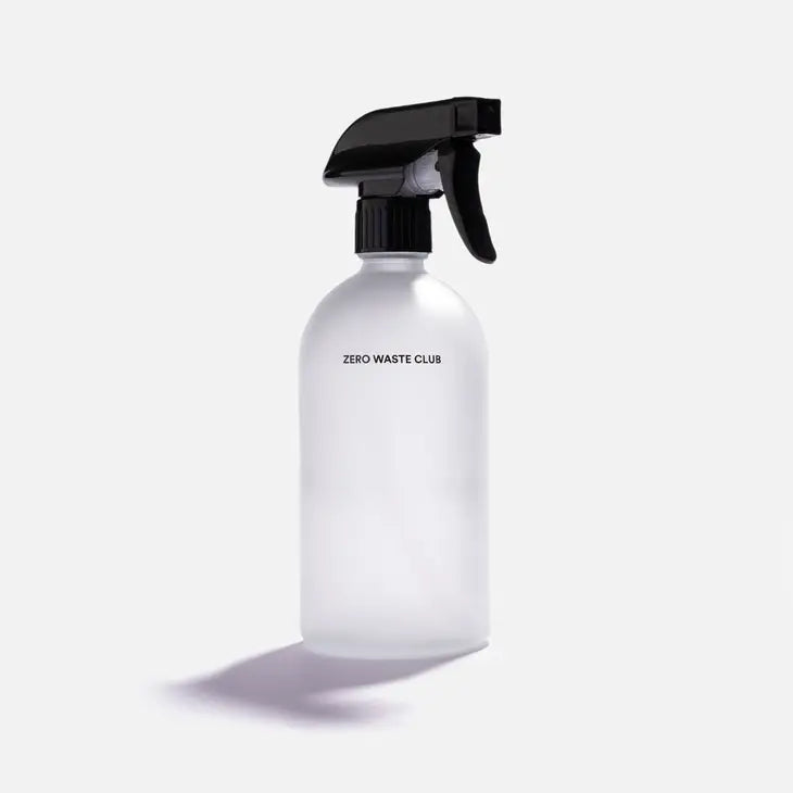 Reusable Frosted Glass Spray Bottle 500ml